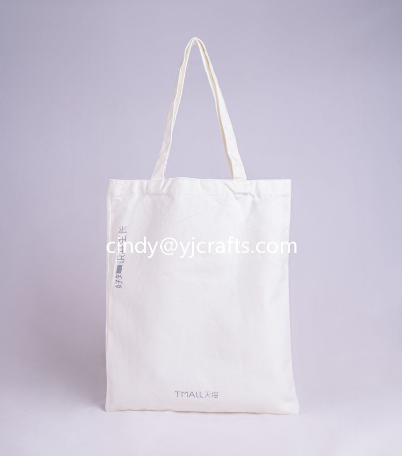 8oz Cheap Customized Logo tote shopping bag canvas bag cotton bag with logo